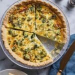 Broccoli and Cheese Quiche Recipe