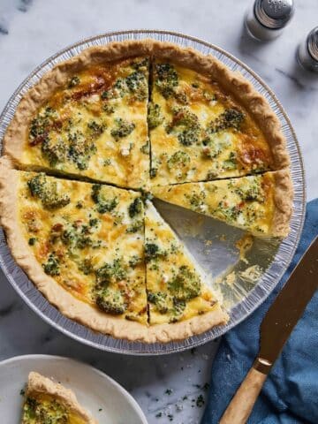 Broccoli and Cheese Quiche Recipe