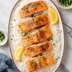 Pan Seared Salmon with Lemon and Parsley Recipe