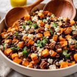 Roasted Sweet Potato Salad with Cranberries, Feta, and Toasted Pecans Recipe