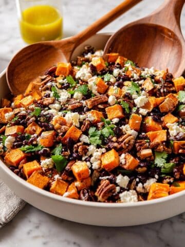 Roasted Sweet Potato Salad with Cranberries, Feta, and Toasted Pecans Recipe