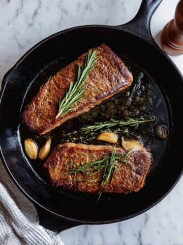Cast Iron Skillet Steak Recipe