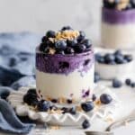 Blueberry Cheesecake Overnight Oats Recipe