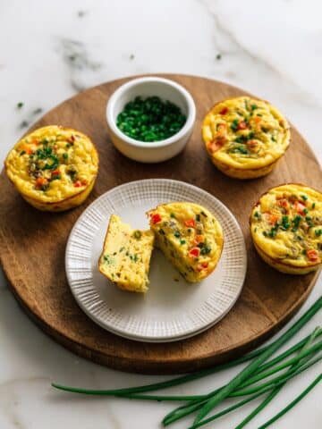 Mini Chickpea Flour Frittatas (Vegan) Recipe