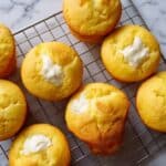 Cornbread Muffins with a Creamy Sour Cream Center Recipe