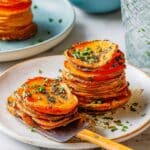 Miso Maple Sweet Potato Stacks Recipe