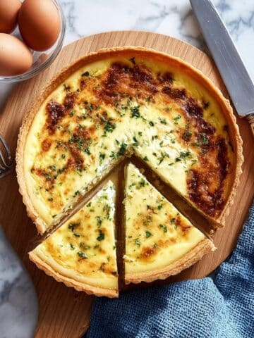 Spring Vegetable Quiche with Asparagus and Peas Recipe