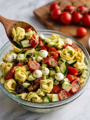 Tortellini Pesto Pasta Salad Recipe