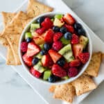 Fruit Salsa with Cinnamon Tortilla Chips Recipe