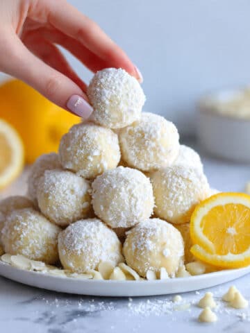 Lemon White Chocolate Truffles Recipe