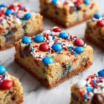 4th of July Monster Cookie Bars Recipe