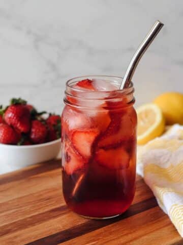 Iced Strawberry Green Tea Recipe
